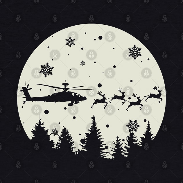 Gun Pilot - AH-64 Apache Reindeer by Aviation Designs